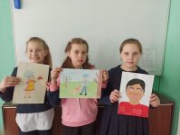Школьный этап конкурса рисунков "Моя дружная семья"